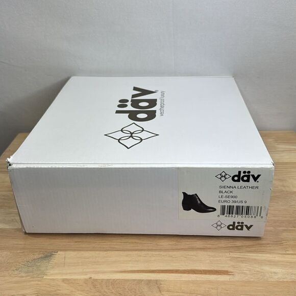 däv  Sienna Leather Black Bootie- Size 9 (US)/ 39 (EU) - Picture 9 of 10